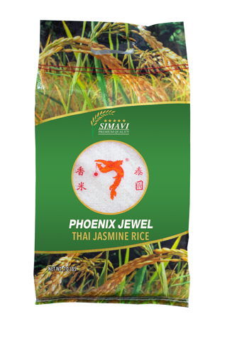 Phoenix Jewel Green Thai Jasmine Rice 10lbs bag